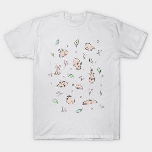 bunnies and nature T-Shirt